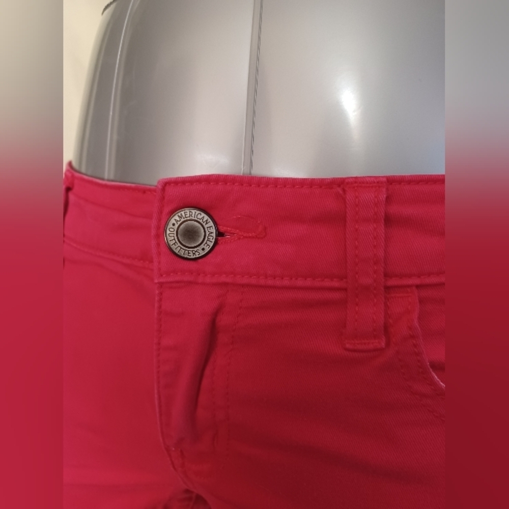 American Eagle Outfitters Bold Red Jegging Pants - Picture 4 of 10